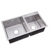 HD double bowl aluminum kitchen sink - Image 2