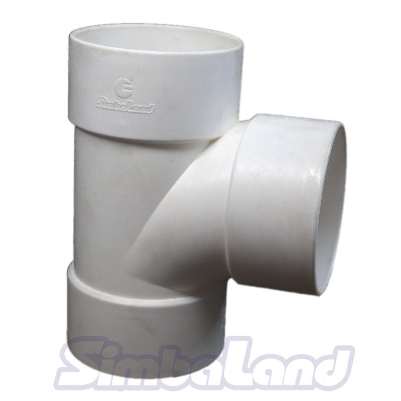 Pipe Tee 3″ ( White ) – RG408  – Simbaland