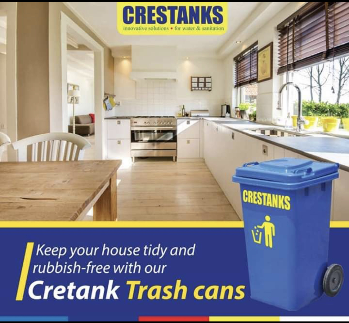 Waste bins / dust bins – crestank brand