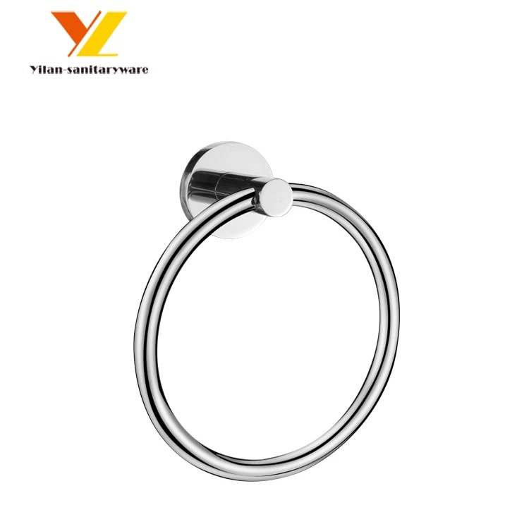 Stainless steel round towel ring