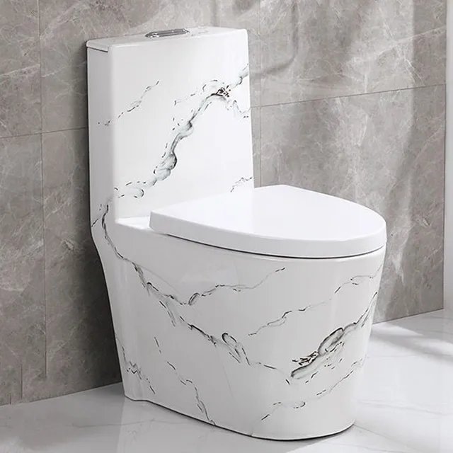 one piece star white WC ceramics toilet