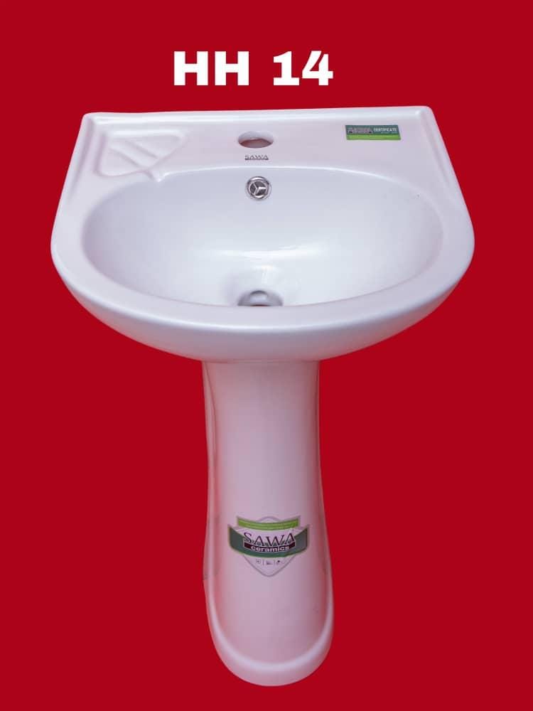HH 14  ceramic Sawa wash hand basin with stands
