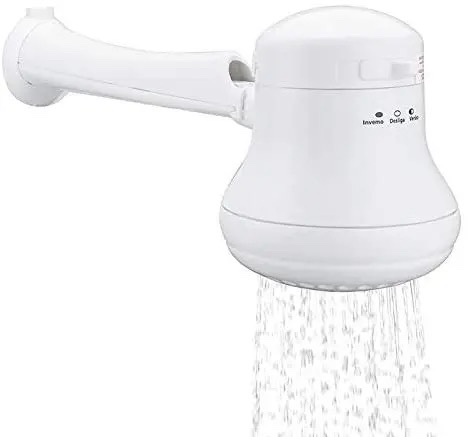 Wall support electric instant hot water shower head