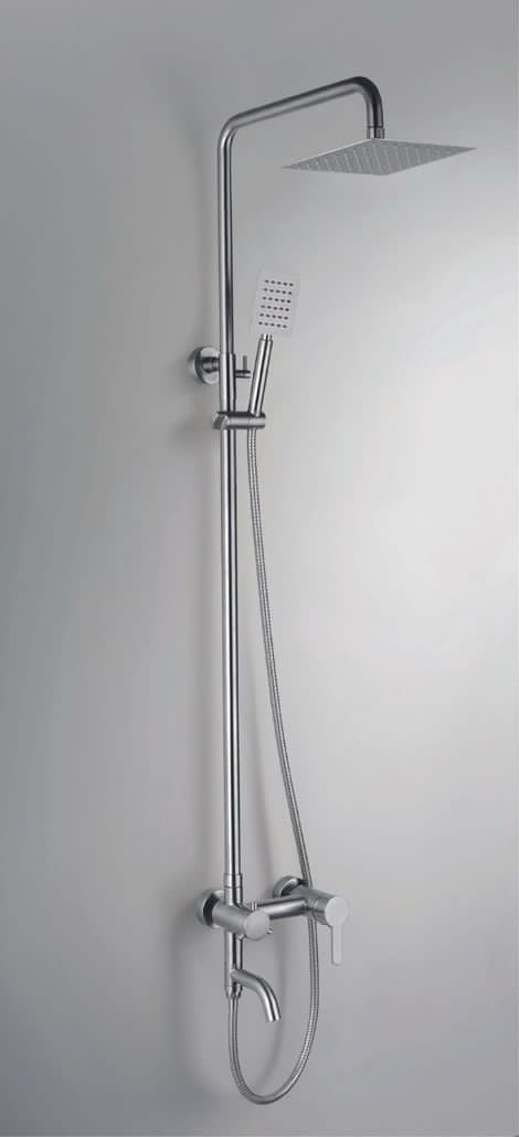 Huma 8011 brushed finish shower mixer