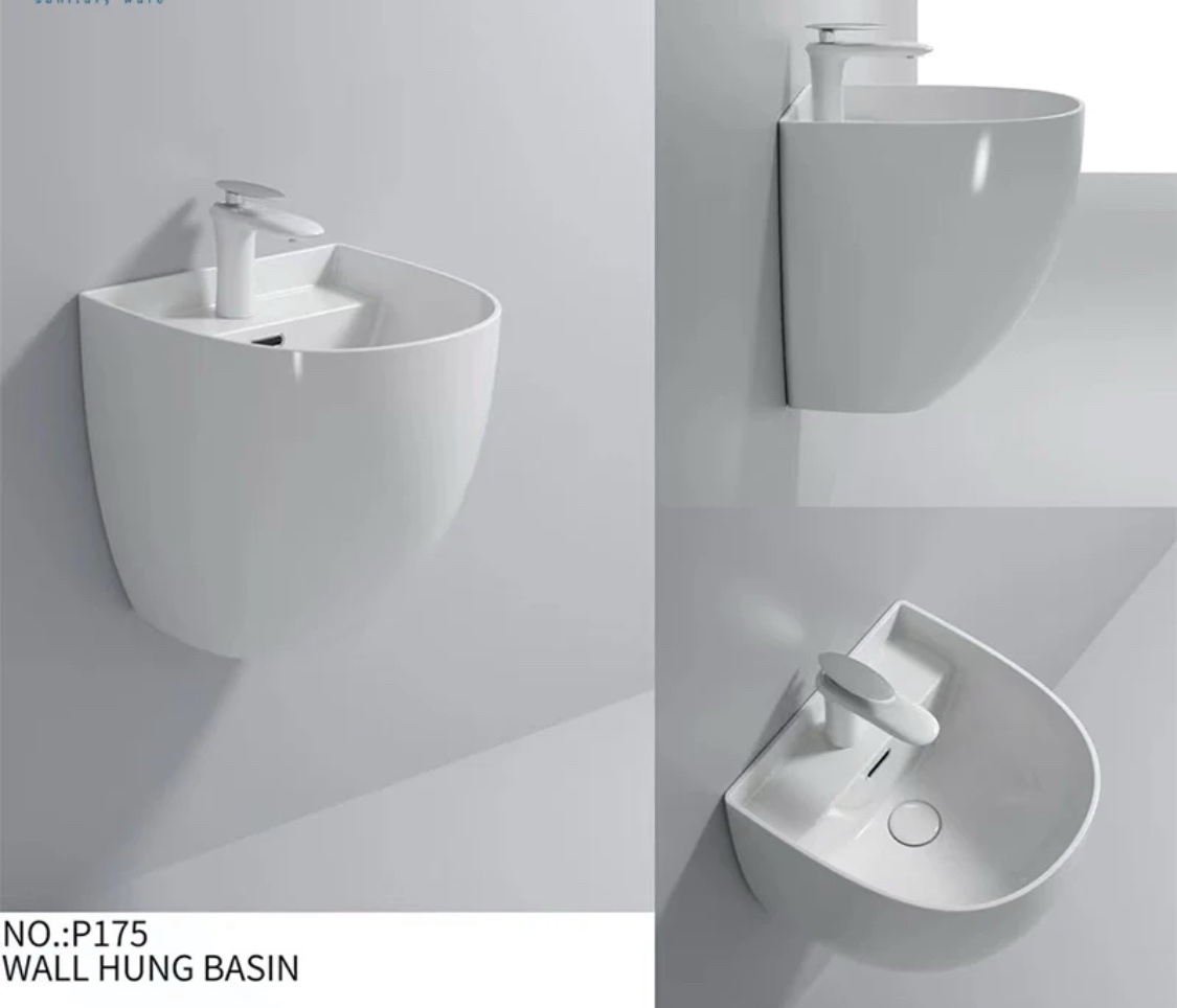 European standard bathroom, dining handwash ceramic sink